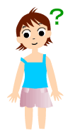 右肩が下がるイラスト
